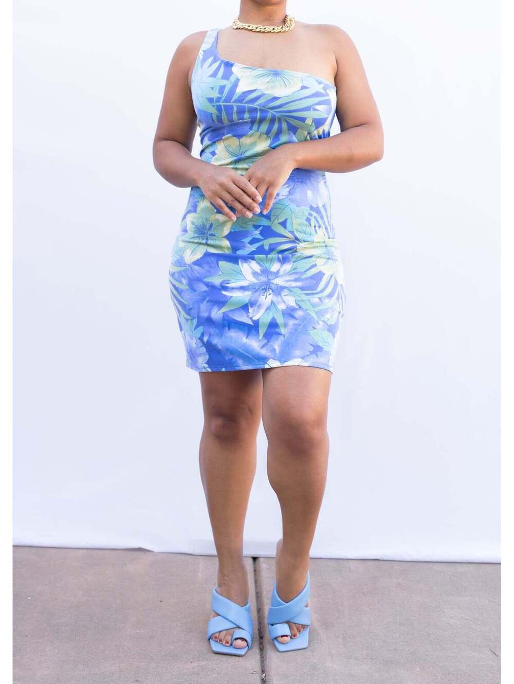 Evolution Floral One Strap Dress